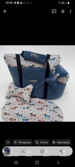 Bolsa de Transporte Pets Salsicha G