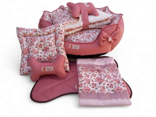 Cama 50x50, Edredon Cherpa 80x60 e Toalha