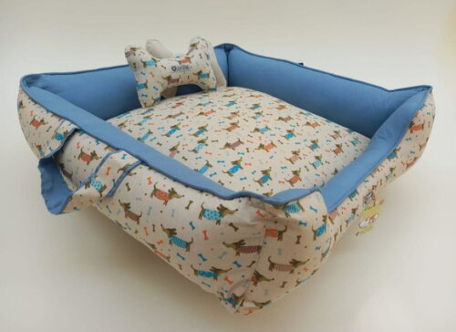 Cama para Pet Alça Dupla Face 70x50