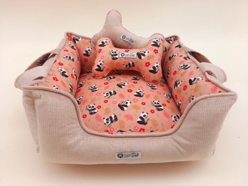 Cama para Pets 40x40 Pandinha Dupla Face