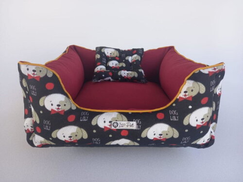 Cama para Pets 40x40quadrada Dog Loly