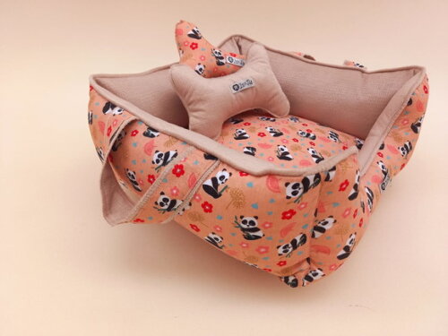 Cama para Pets 50x50 Pandinha Dupla Face