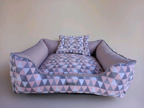 Cama para Pets 50x50 Quadrada Triangle