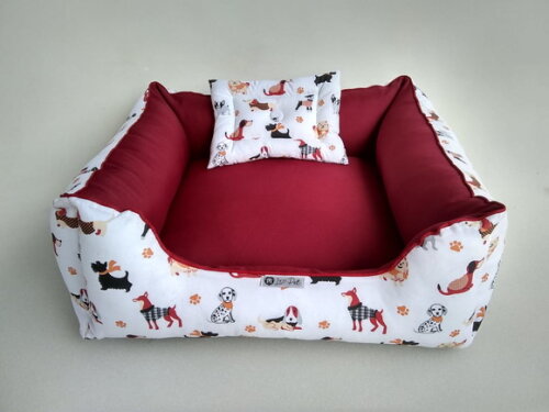 Cama para Pets 50x50 Quadrada Plutos
