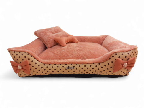 Cama para Pets 70x40 Pelucia e Poa