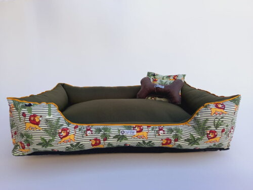 Cama para Pets 70x50 Retangular Selva
