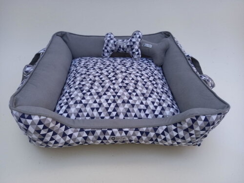 Cama para Pets Quadrada 60x60 com Alças
