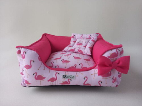 Cama para Pets quadrada Flamingo 40x40