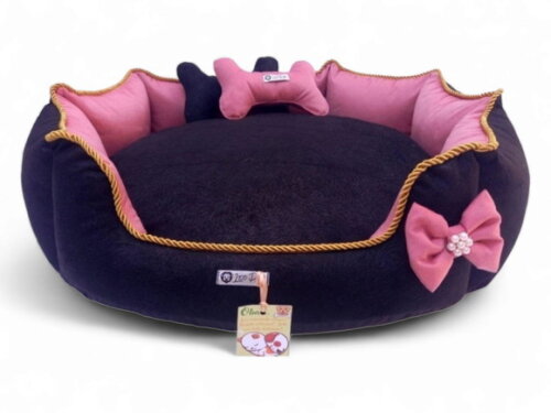 Cama para Pets Redonda 70x70 Mais Tapete