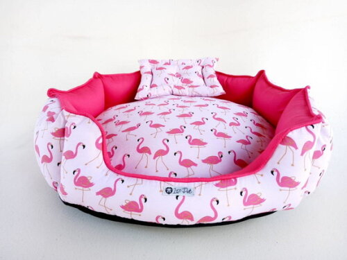 Cama para Pets redonda Flamingo 50x50