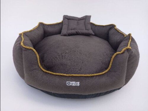 Cama para Pets redonda sued 50x50