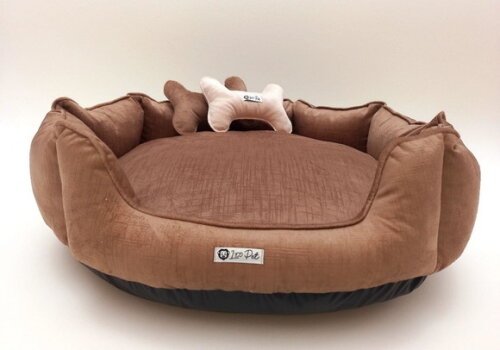 Cama para Pets redonda sued 50x50