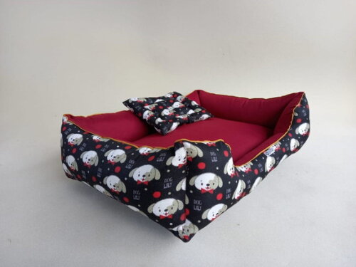 Cama para Pets retangular Dog Loly 70x50