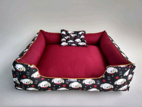 Cama para Pets retangular Dog Loly 90x70