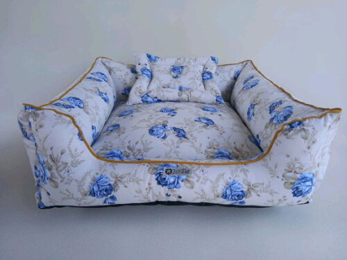 Cama Para Pets Retangular Floral 70x50