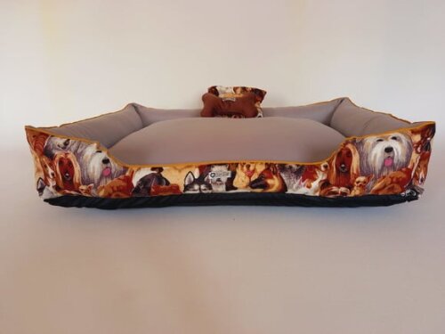Cama para Pets retangular Happy Dog 90x70