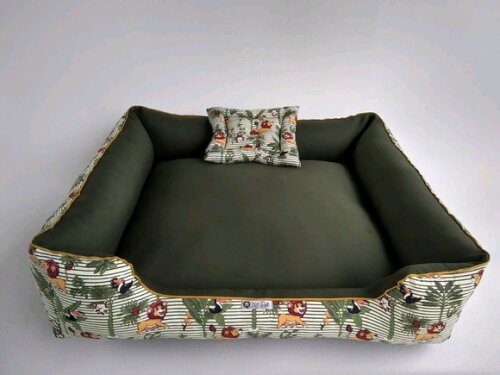 Cama para Pets retangular Selva 110x90