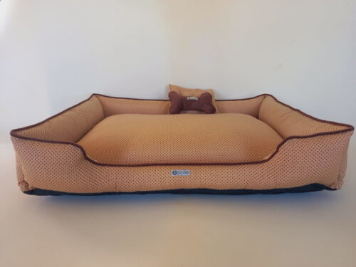 Cama para Pets retangular Poá 90x70