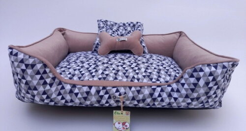 Cama Para Pets Retangular Triangle 70x50