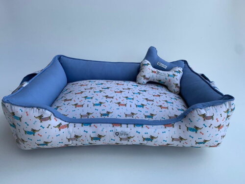 Cama para Pets Salsicha 60x60 9dupla Face