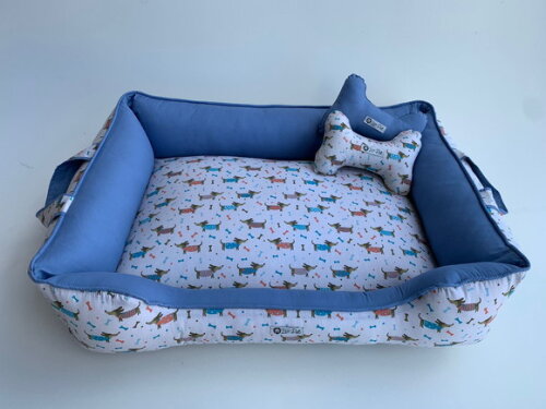 Cama para Pets Salsicha 60x60 9dupla Face