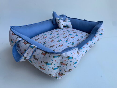 Cama para Pets Salsicha 60x60 9dupla Face