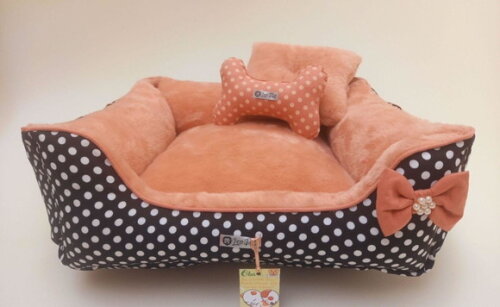 Cama Pelúcia para Pets com Alças Dupla Face 80x60