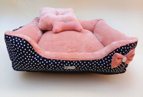 Cama Pets Pelúcia e Alças 60x60