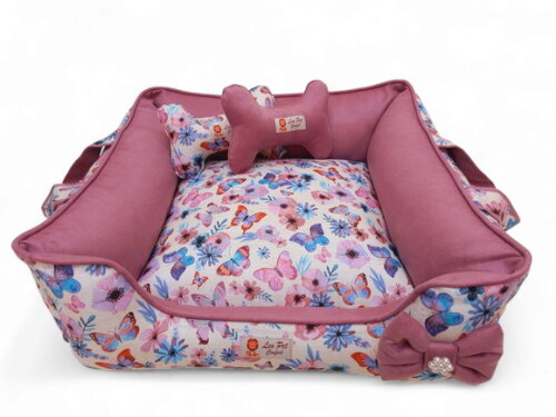 Cama Pets Quadrada 60x60 com Alças