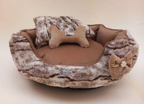 Cama Pets Redonda Pelúcia 80x80