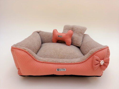 Cama quadrada Pelúcia para Pets 40x40