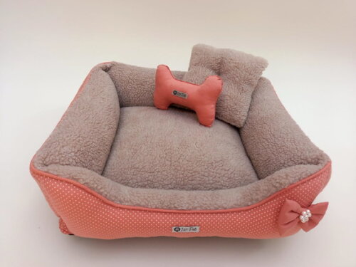 Cama quadrada Pelúcia para Pets 40x40