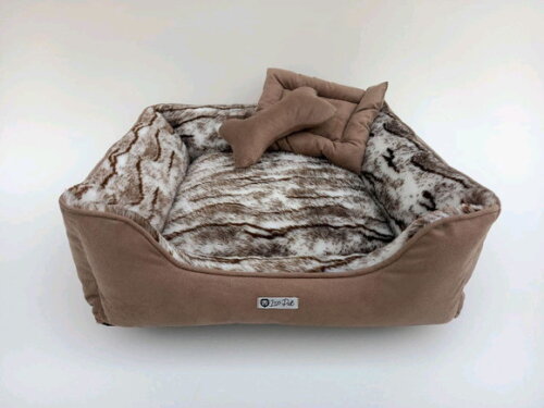Cama quadrada Pelúcia para Pets 40x40