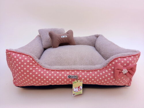 Cama quadrada Pelúcia para Pets 60x60