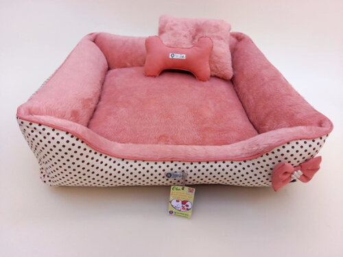 Cama quadrada Pelúcia para Pets 60x60