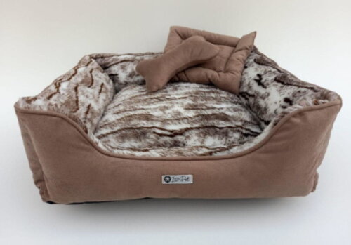 Cama quadrada Pelúcia para Pets 70x70