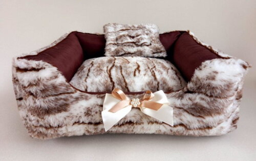 Cama quadrada Pelúcia para Pets 70x70