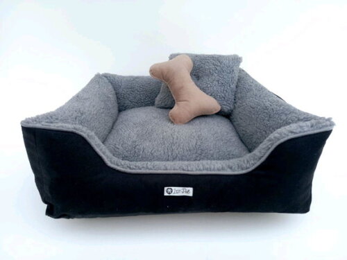 Cama quadrada sued Pelúcia para Pets 50x50