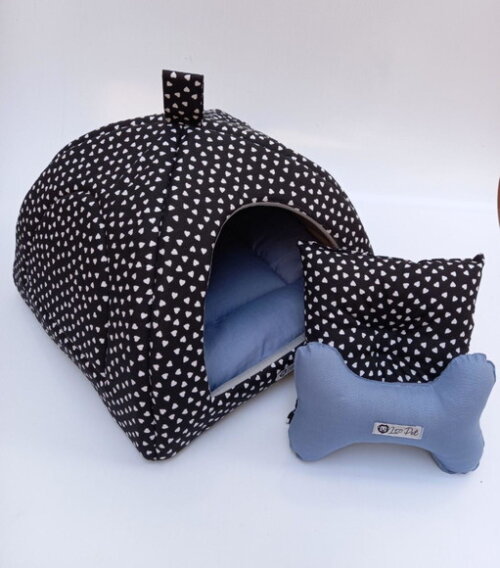 Casinha Iglu para Pets 35x35 com 2 Peças