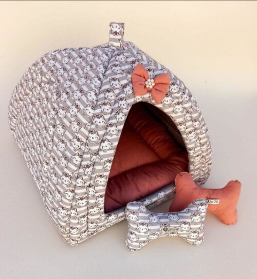 Casinha Iglu para Pets 40x40 com 2 Peças