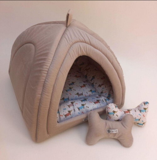 Casinha Iglu para Pets 40x40 com 2 Peças