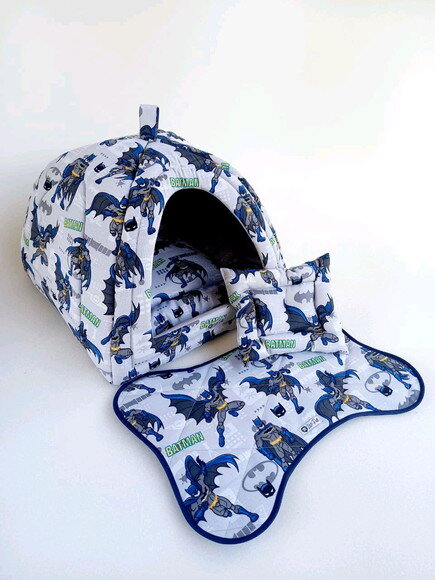 Casinha Iglu para Pets Batman 50x50 com 4 peças