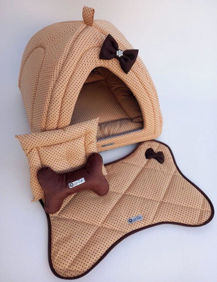 Casinha Iglu para Pets 70x70 com 4 Peças