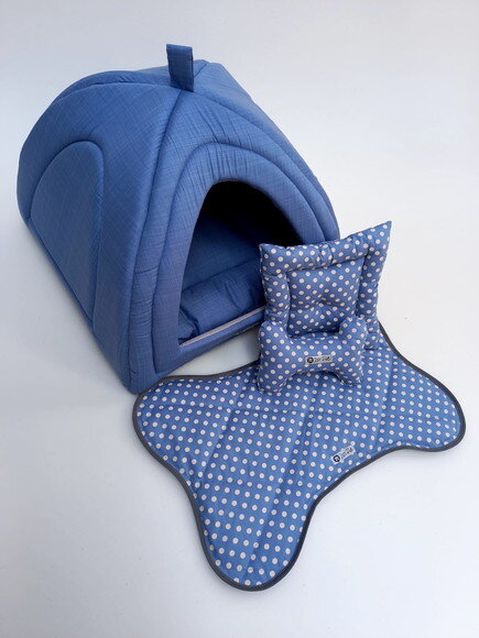 Casinha Iglu para Pets Liso 50x50 com 4 peças