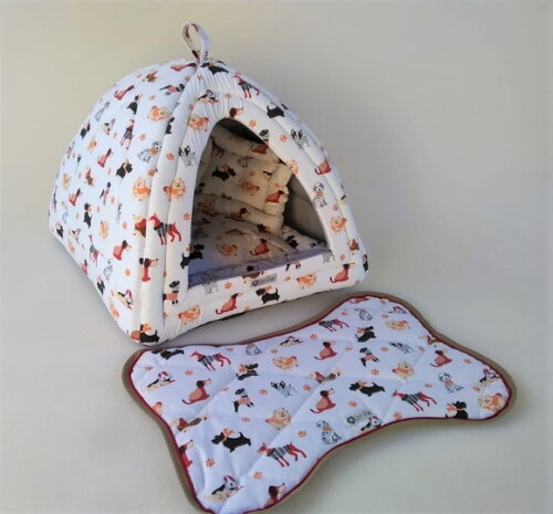 Casinha Iglu para Pets Plutos 50x50 com 4 peças