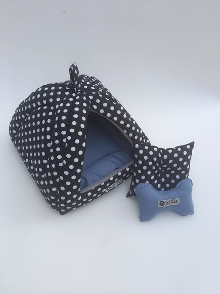 Casinha Iglu para Pets poa 25x25 com 22 de altur com 2 peças