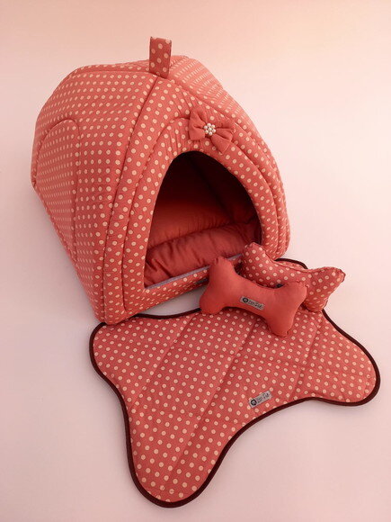 Casinha Iglu para Pets Poá 50x50 com 4 peças
