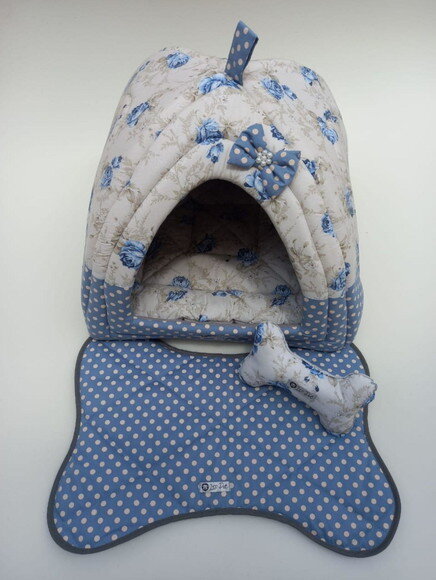 Casinha Iglu para Pets Poá 50x50 com 4 Peças