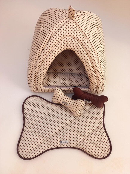 Casinha Iglu para Pets Poá 60x60 com 4 peças