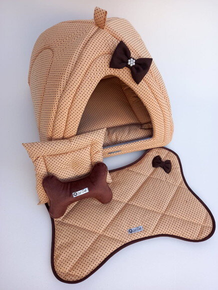 Casinha Iglu para Pets Poá 60x60 com 4 peças